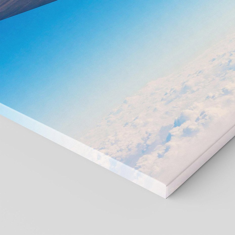 Obraz na płótnie 120x80 - Samolot ku Księżycowi - samolot, ksieżyc