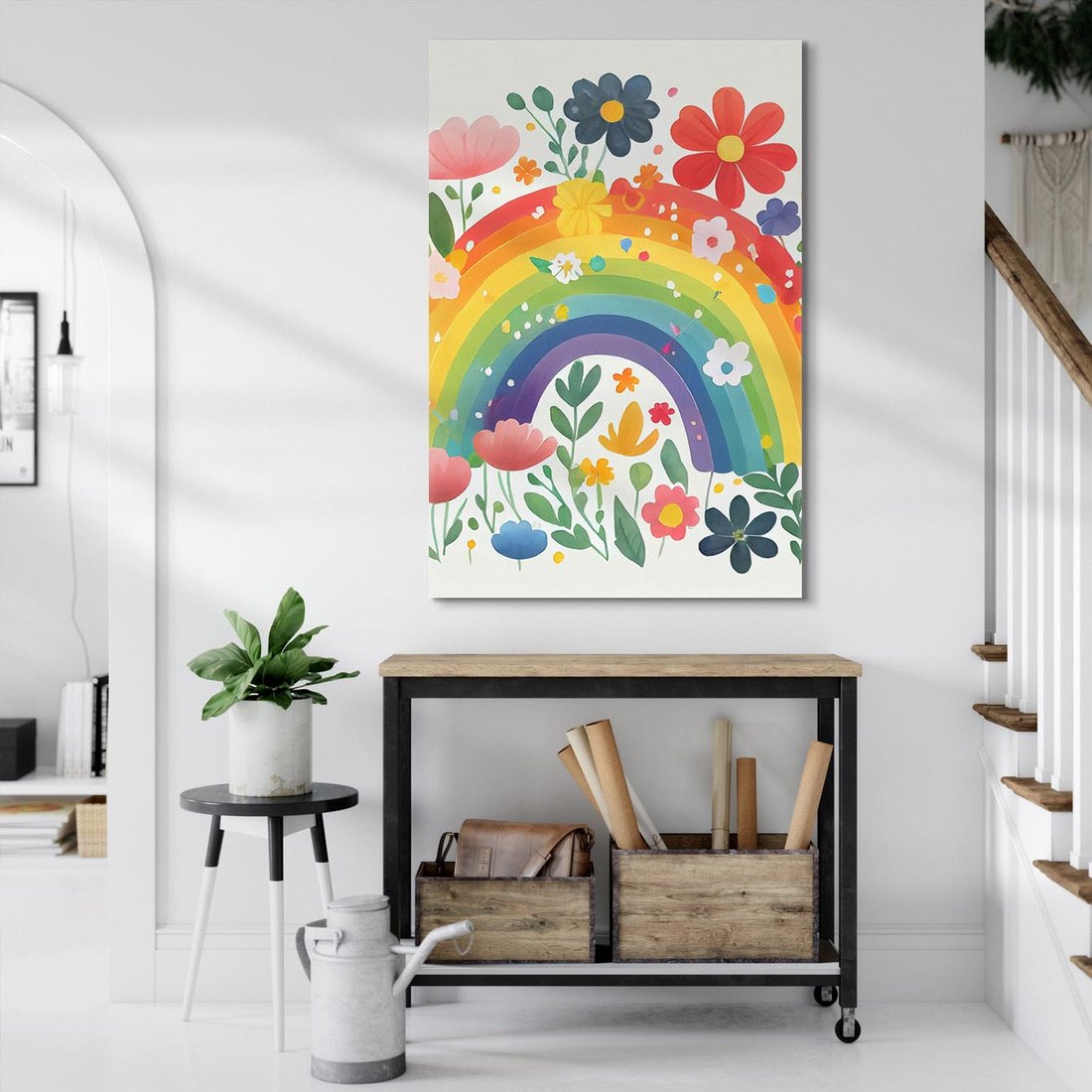 Obraz na płótnie 70x100 - Kolorowe Marzenia - obraz do pokoju dziecka, dziewczynki