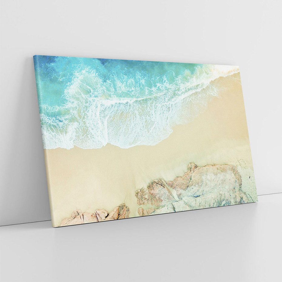 Obraz na płótnie 120x80 - Turkusowe Skrzydła - morze, plaża