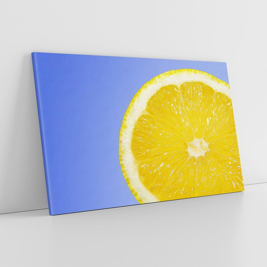 Obraz na płótnie 120x80 - Cytryna Żywa Energia - cytryna, owoce