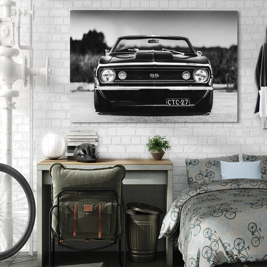 Obraz na płótnie 70x50 - Samochód Retro - Muscle Car - samochód, retro