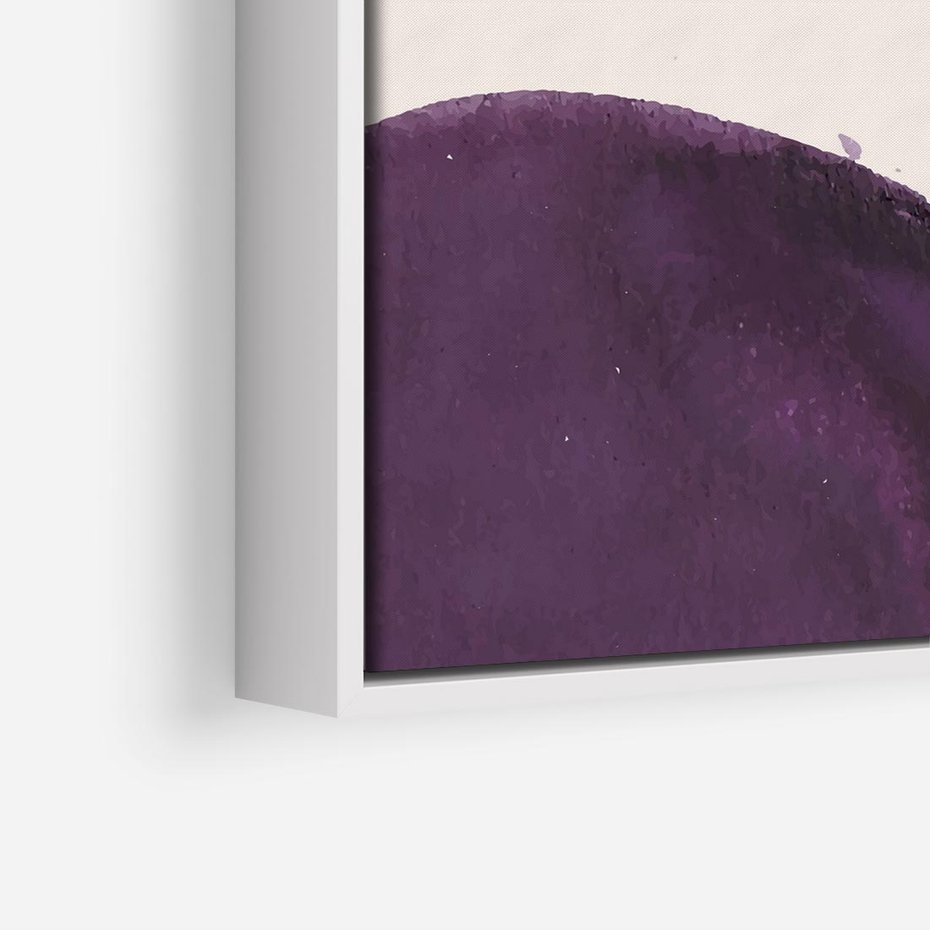 Obraz w ramie 50x50 - Kolorowe Impresje - abstrakcyjne akwarelowe plamy, nieregularne linie - rama biała