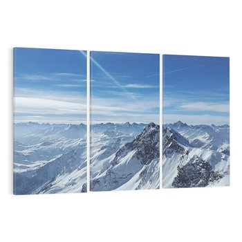 Obraz na płótnie 120x80 - Mroźne góry zima w pełnym rozkwicie - góry, zima