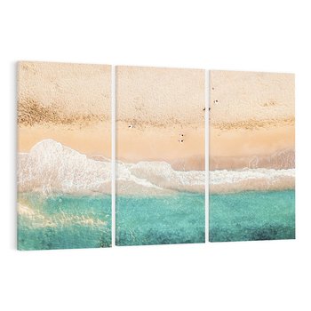 Obraz na płótnie 120x80 - Oczy turkusu - fotografia, plaża