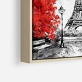 Obraz w ramie 50x50 - Paryż Wieża - Paryż, Wieża - rama drewno