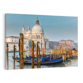 Obraz na płótnie 120x80 - Urok Wenecji - fotografia, przystań w Wenecji