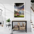 Plakat bez ramy 21x30 - Ekscytacja Sportowego Świata - gol, mecz