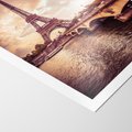 Plakat bez ramy 21x30 - Eiffla: ikona Paryża - Eiffla, Paryż