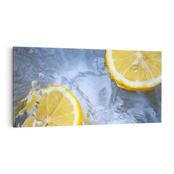 Obraz na płótnie 120x60 - Cytryny Kwasowa Świeżość - cytryny, owoce