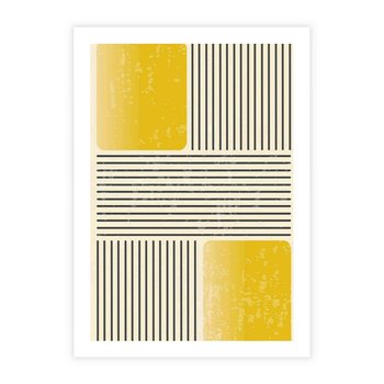 Plakat bez ramy 30x40 - Geometria w Ruchu - geometria, proste linie