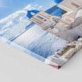 Obraz na płótnie 80x80 - Uroki Santorini we Włoszech - Santorini, Włochy