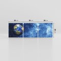 Obraz na płótnie 90x30 - Kosmiczne podróże na Ziemię - kosmos, ziemia