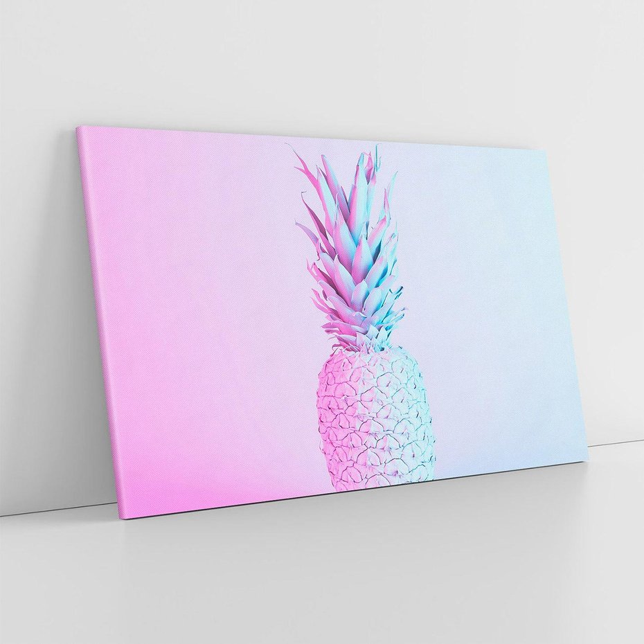 Obraz na płótnie 70x50 - Ananas Abstrakcja - ananas, abstrakcja