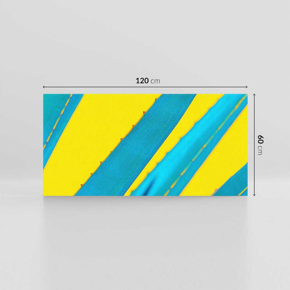 Obraz na płótnie 120x60 - Świeżość Natury - aloes, liście