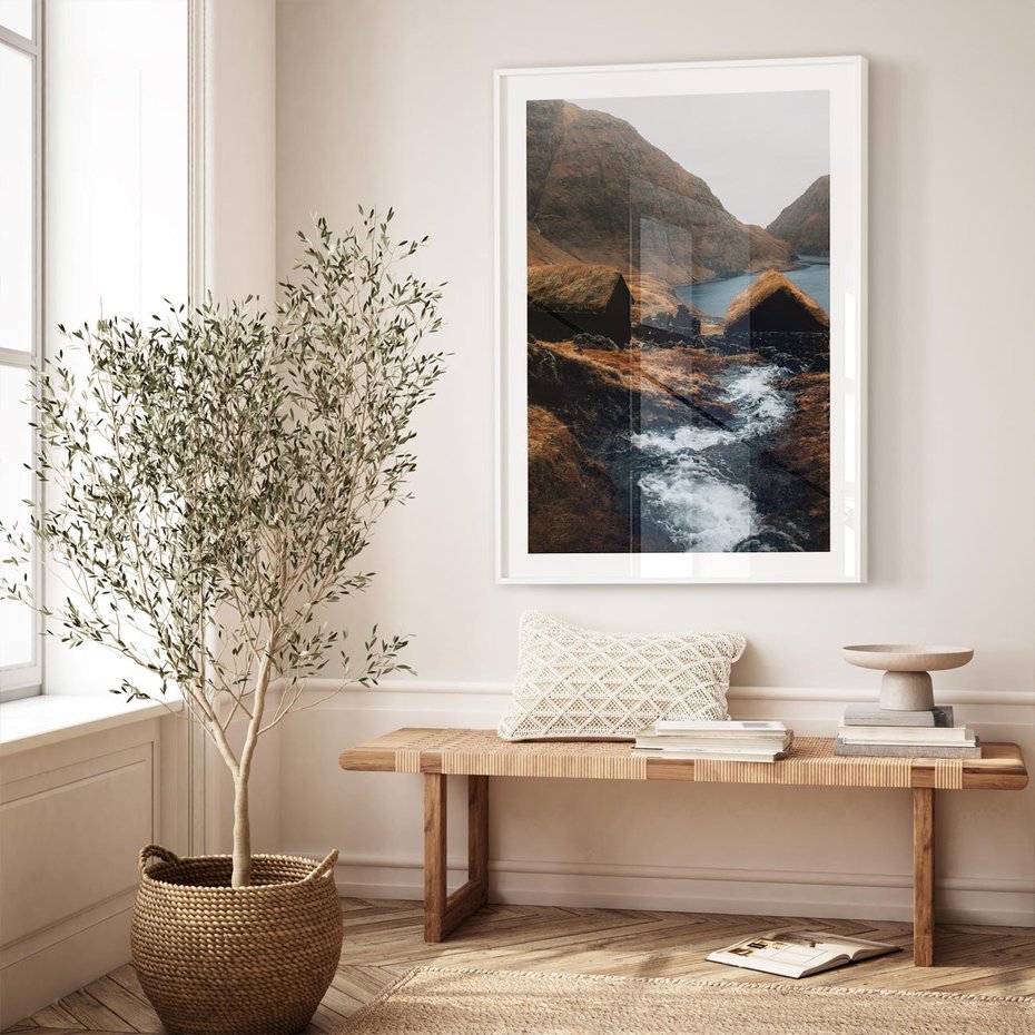 Plakat bez ramy 30x40 - Spokój Natury - skandynawski, pejzaż