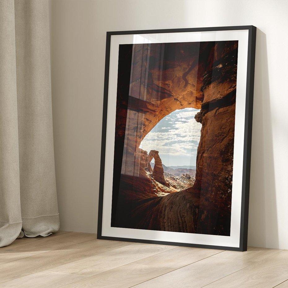 Plakat bez ramy 30x40 - Magia pustynnego kanionu - pustynia, kanion