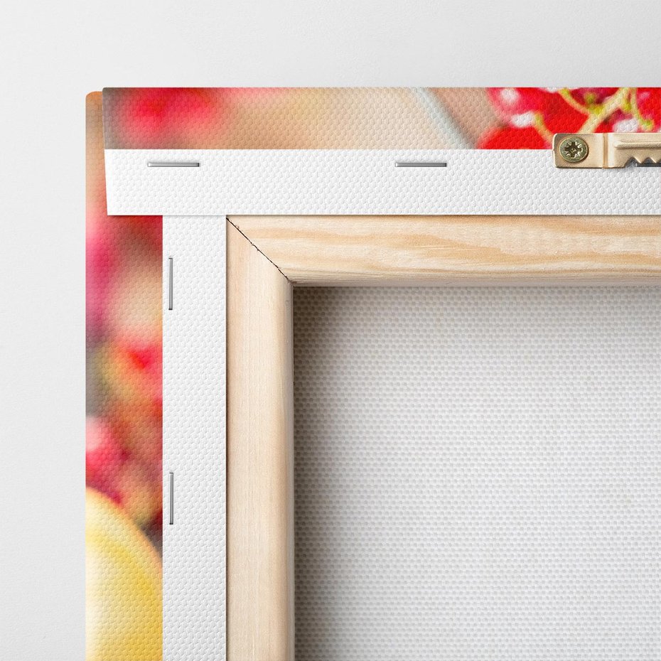 Obraz na płótnie 150x50 - Smakowite Porywy - owoce, jedzenie