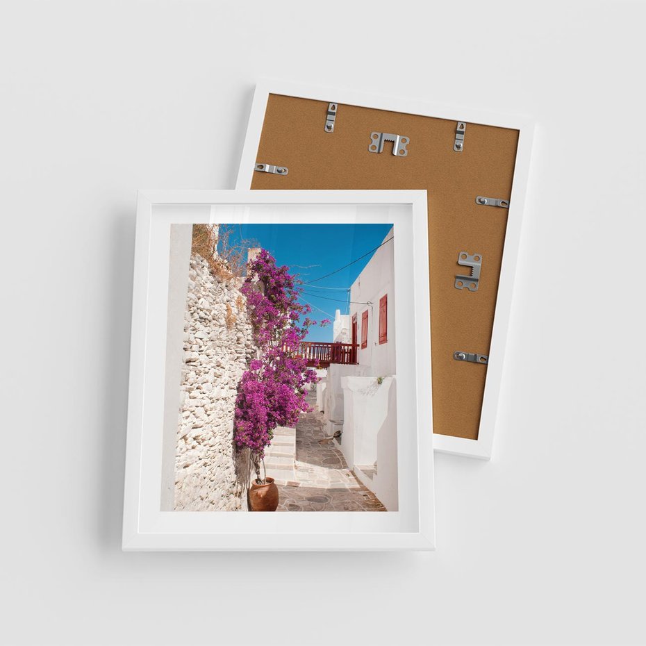 Plakat w ramie 40x50 - Chorwackie Wakacje - Chorwacja, wakacje - rama biała