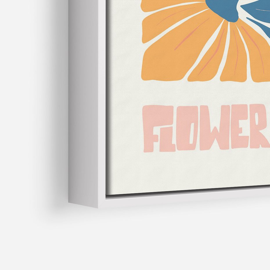 Obraz w ramie 80x120 - Spójny Dysonans - pastelowe kolory, typografia - rama biała