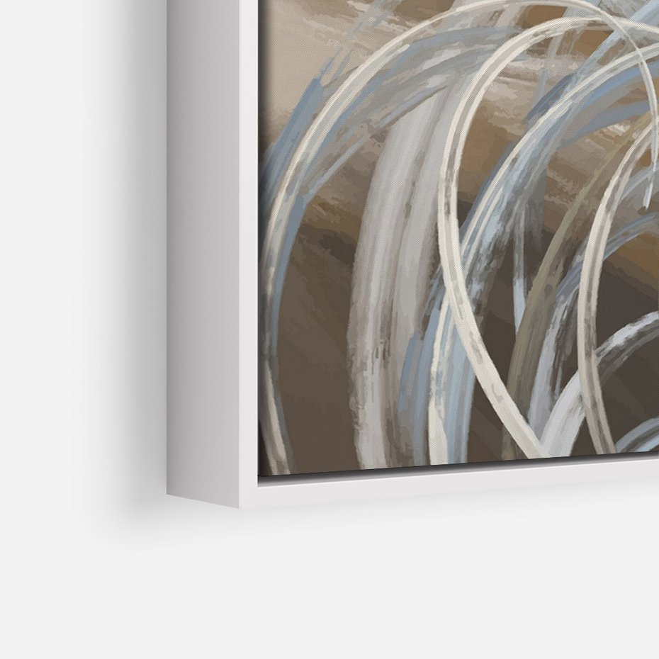 Obraz w ramie 80x120 - Zaklęty Wschód - akwarela, obraz - rama biała