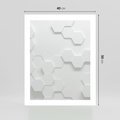 Plakat bez ramy 40x50 - Przestrzenne Zabawy - geometryczne, 3D