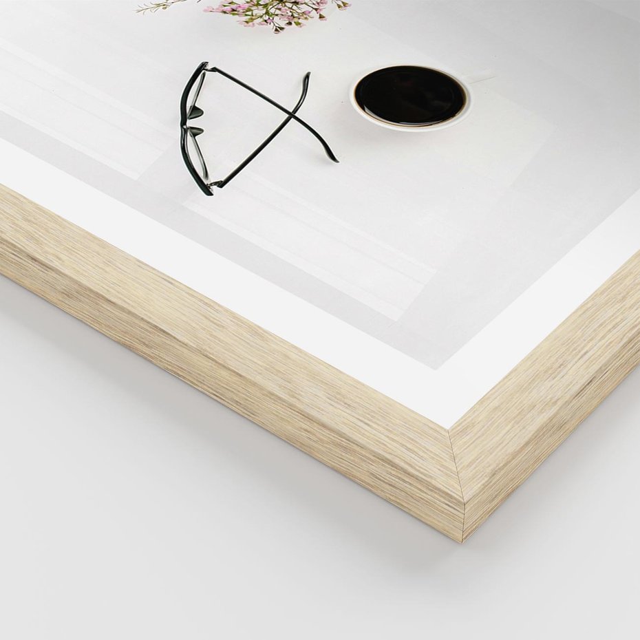 Plakat w ramie 40x50 - Codzienne Radości - kompozycja, bukiet - rama drewno