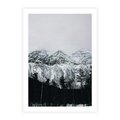 Plakat bez ramy 40x50 - Zimowe Uroki Gór - góry ośnieżone, krajobraz górski