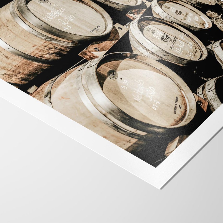 Plakat bez ramy 30x40 - Tradycyjne Beczki - beczki, rustykalna fotografia