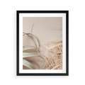 Plakat w ramie 40x50 - Boho urok suchych liści - suche, liście - rama czarna