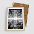 Plakat w ramie 50x70 - Czar i Wielkość - wieżowce, architektura - rama drewno