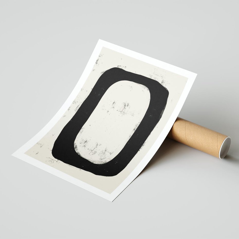 Plakat bez ramy 40x50 - Wnętrza Kształtów - abstrakcja, minimalizm