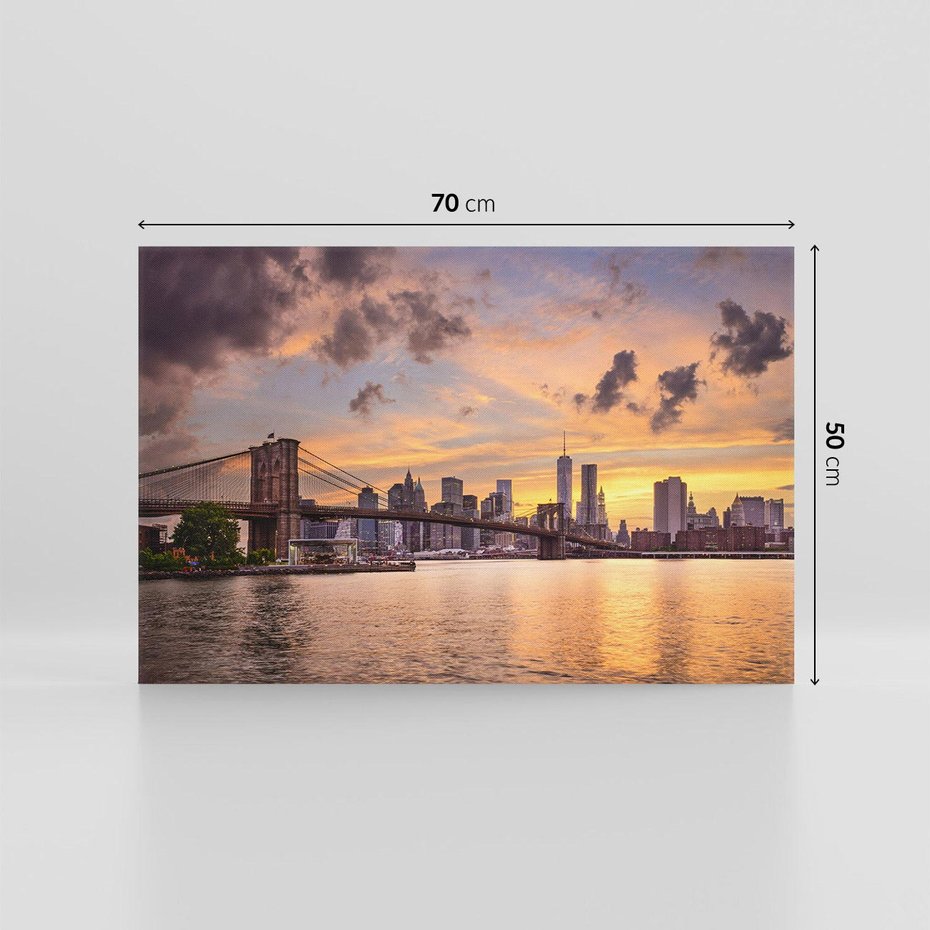 Obraz na płótnie 70x50 - Nowy Jork: Miasto niekończących się możliwości - Nowy Jork, USA