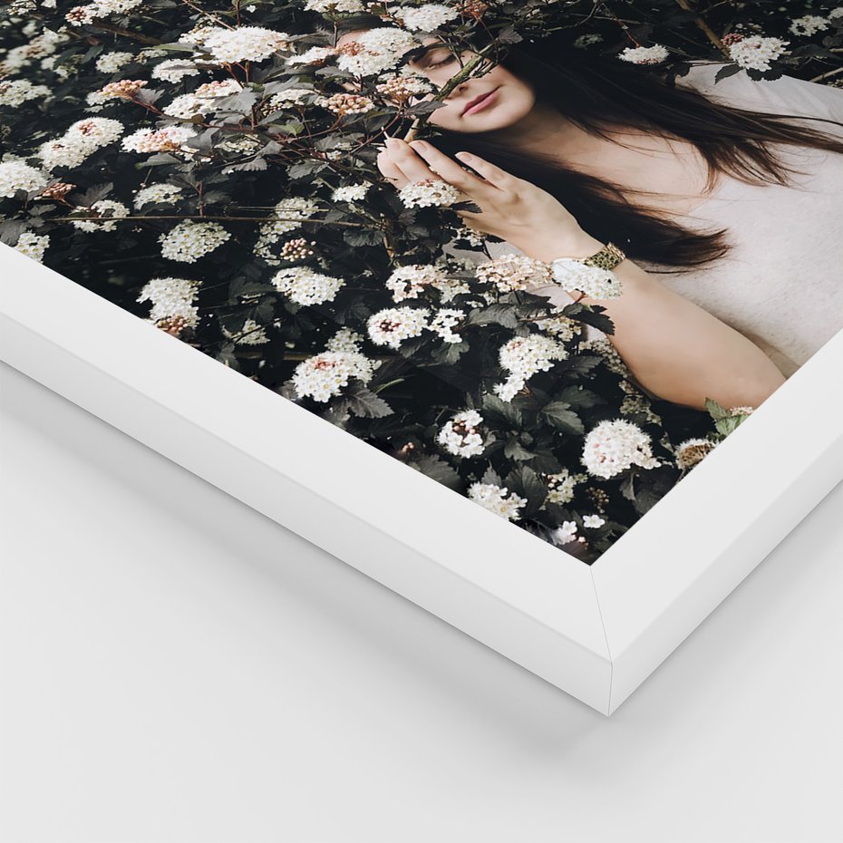 Zestaw obrazy w ramie 30x40 galeria - Typografia, dla, kobiet - rama biała