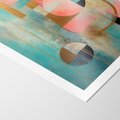 Plakat bez ramy 21x30 - Abstrakcyjny Bałagan - abstrakcja, obraz olejny