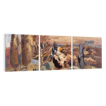 Obraz na płótnie 120x40 - Landscape of the Moon's First Quarter (1943), Paul Nash - Reprodukcja - reprodukcja, obraz na płótnie