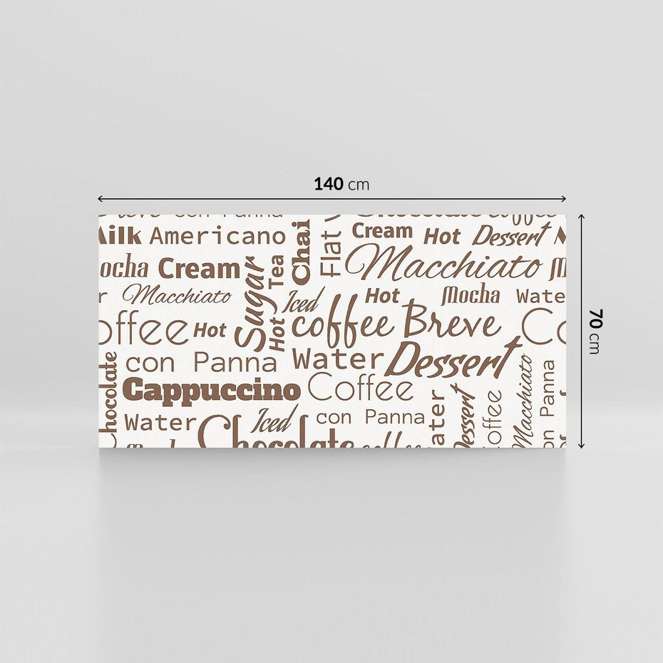 Obraz na płótnie 140x70 - Kawa w Stylu Coffee - kawa, coffee