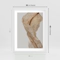 Plakat w ramie 30x40 - Suszone piękno - susz, suche - rama biała