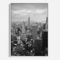 Obraz w ramie 70x100 - Majestatyczne Wysokości - Nowy Jork, wieżowce - rama biała