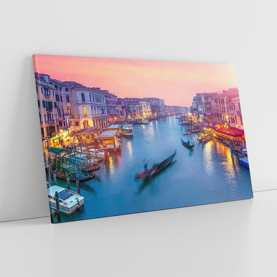 Obraz na płótnie 70x50 - Romantyczna Wenecja we Włoszech - Wenecja, Włochy