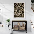 Plakat bez ramy 30x40 - Piękno Drewna - belki drewna, drewno