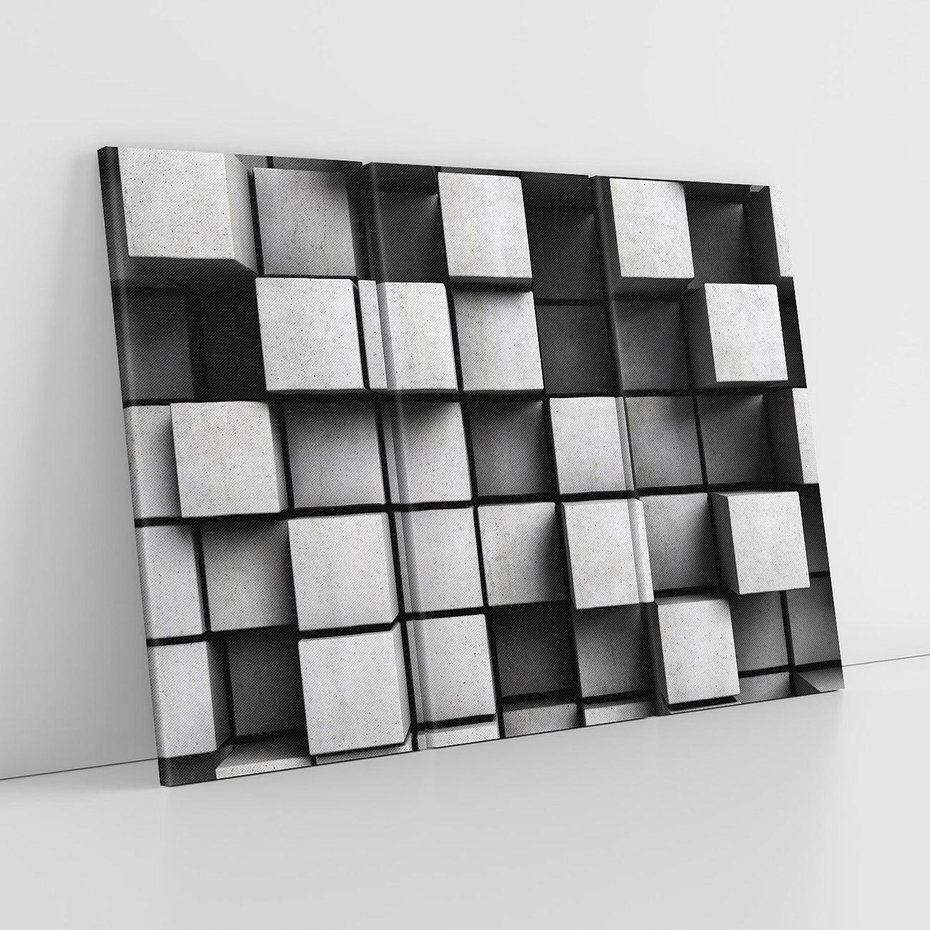 Obraz na płótnie 120x80 - Abstrakcyjne 3D kwadraty - 3D, abstrakcja