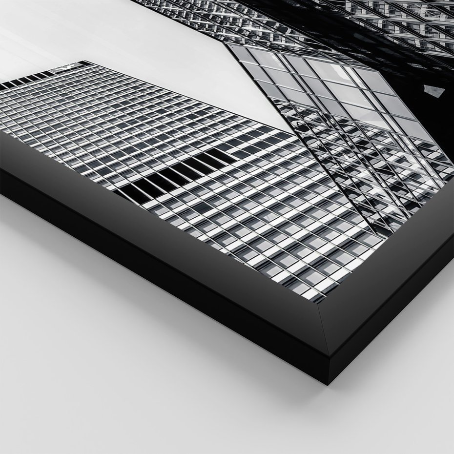 Zestaw obrazy w ramie 50x70 galeria - Architektura, sztuka, nowoczesna - rama czarna