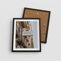 Plakat w ramie 40x50 - Magiczne Spacery - hotel, uliczka - rama czarna