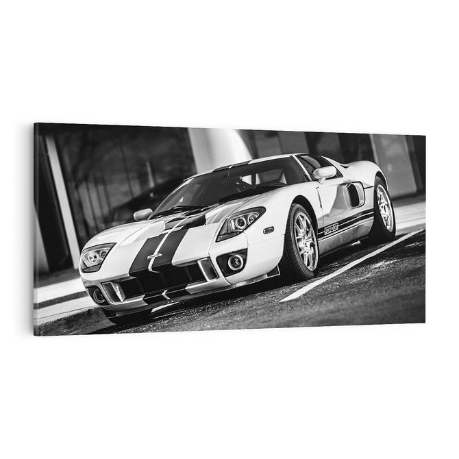 Obraz na płótnie 140x70 - Ford GT moc i elegancja - Ford GT, samochód