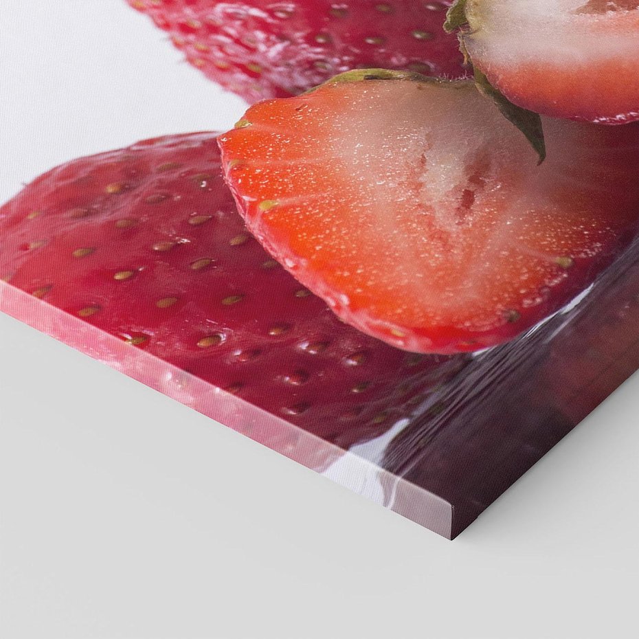 Obraz na płótnie 120x80 - Truskawki Słodki Raj - truskawki, owoce