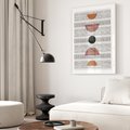 Plakat bez ramy 30x40 - Plakat w Stylu Abstrakcji - geometryczna grafika, plakat