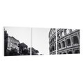 Obraz na płótnie 120x40 - Echa Historii - czarno biała fotografia, koloseum