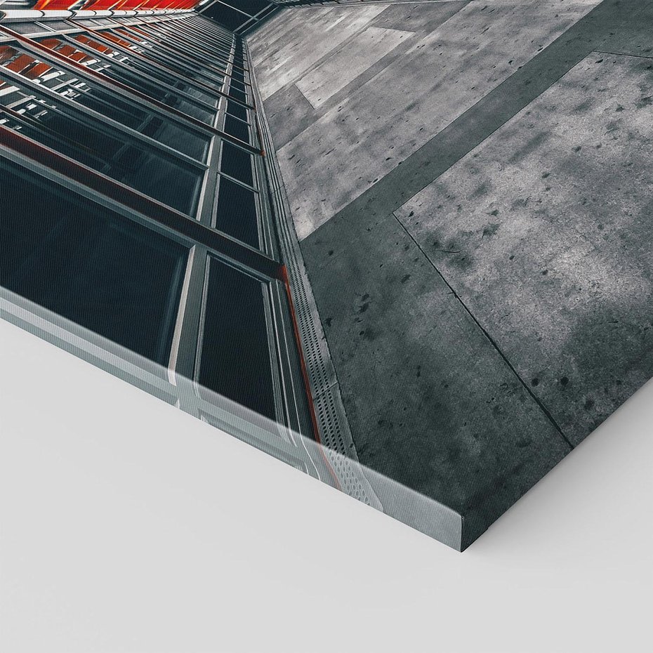 Obraz na płótnie 70x100 - Nieskończoność Przestrzeni - korytarz, perspektywa