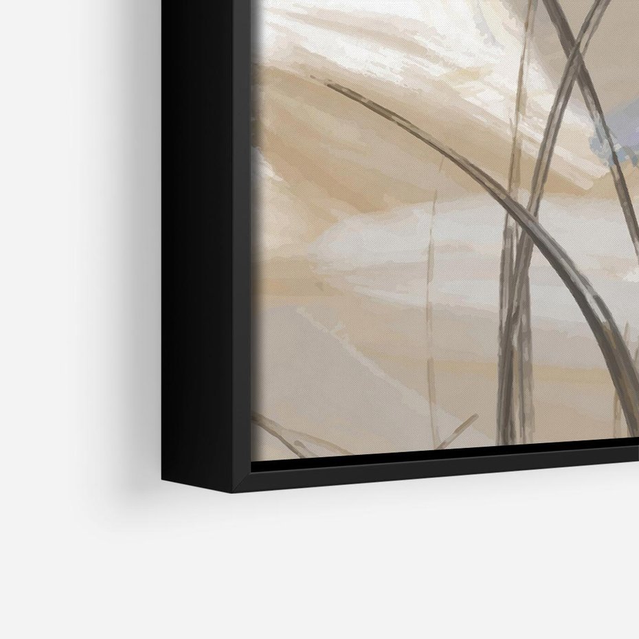 Obraz w ramie 50x50 - Nowoczesne Odbicia - akwarela, obraz - rama czarna