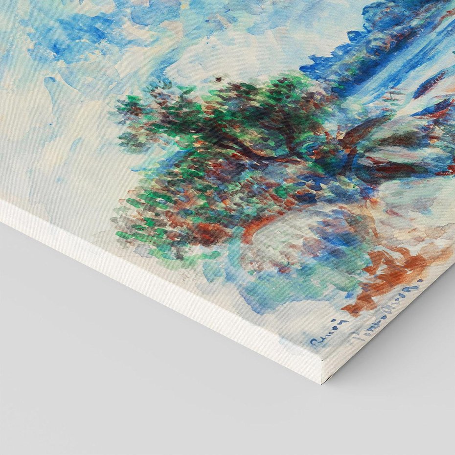 Obraz na płótnie 100x70 - Pejzaż w Pont-Aven (1892), Pierre'a-Auguste Renoir - Reprodukcja - reprodukcja, obraz na płótnie